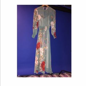 Zara Woman Chiffon Maxi Dress